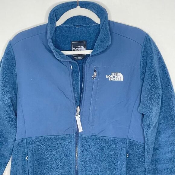 The North Face Fleece Jacket Women's Medium Blue M - Picture 3 of 8
